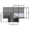 Trójnik 90° kw x gw