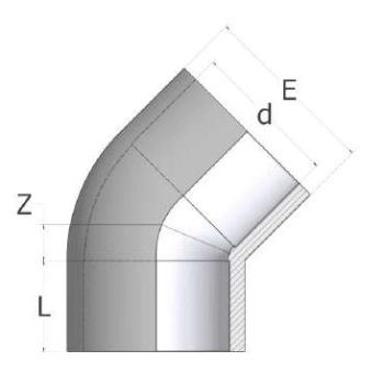 Kolano 45°